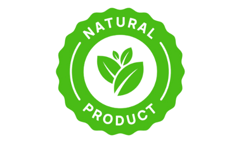 100% Natural ingredients badge